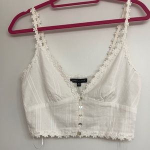 ***SOLD***Kendall & Kylie white crop too